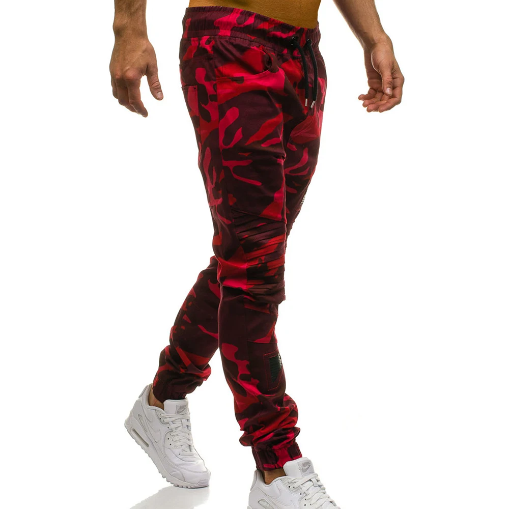 Уличная одежда для мужчин s Joggers, Брендовые мужские брюки, мужские брюки, повседневные камуфляжные штаны с отстрочкой, штаны для хип-хопа, спортивные штаны для бега цвета хаки