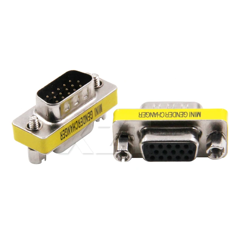 Разъем VGA/SVGA 15 контактный адаптер VGA Мама папа для мониторов HDTV проекторов
