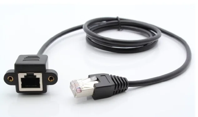 Винтовой монтажный сетевой кабель Ethernet LAN 6.5FT RJ45 Male to Female | Компьютеры и офис