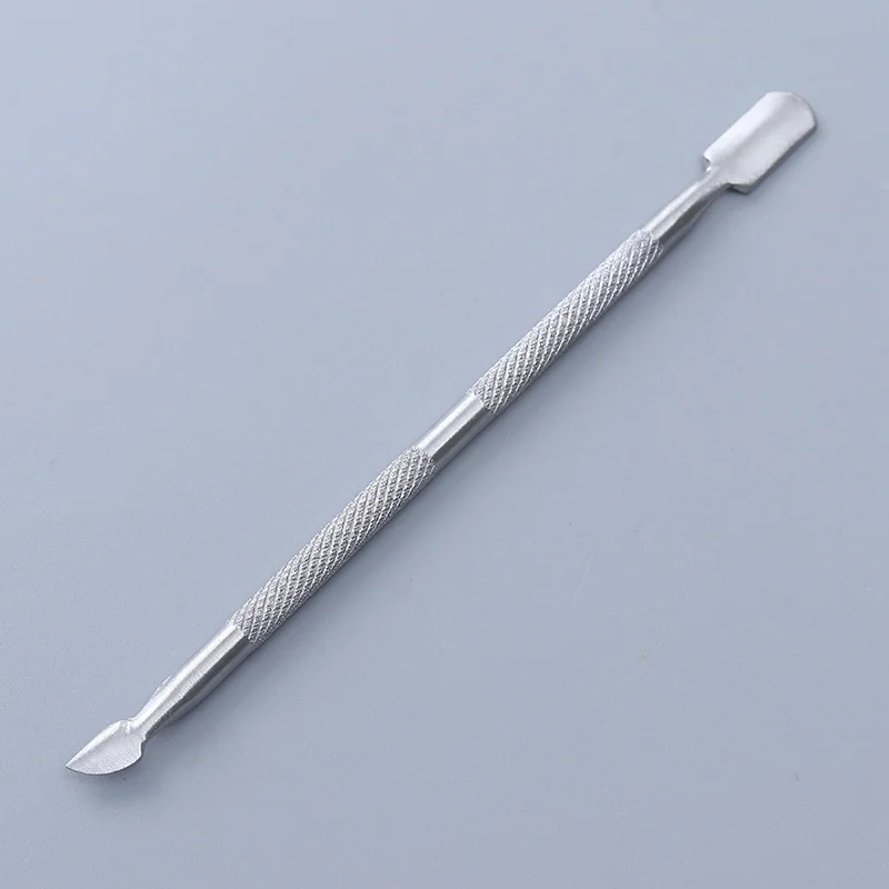 

Double Sided Nail Cuticle Pusher Finger Dead Skin Remover Stainless Steel Cleaner Nail Art Pedicure Tool