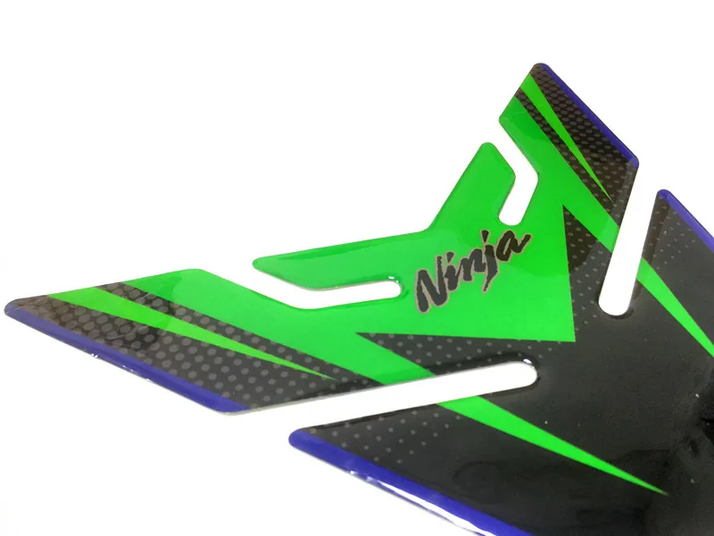 Мотоцикл углеродного волокна 3D трехмерный Танк защита стикер пихта для Kawasaki KLE650