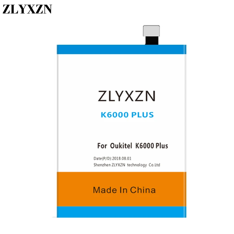 Батарея большой емкости K6000 PLUS 7000mAh батарея для OUKITEL Plus Замена литий ионных