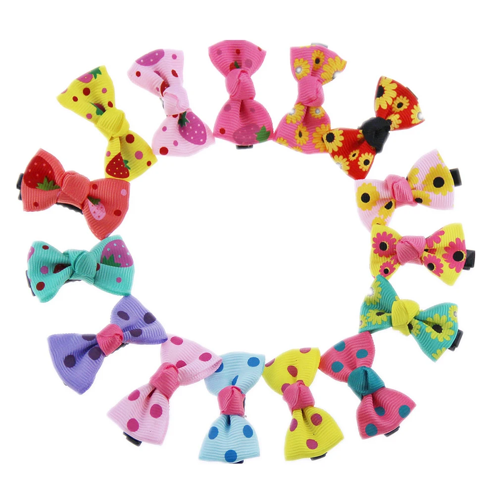 1PC Lovely Bowknot Hair Clip Girls Floral Barrettes Clips Kids Hairpin Headwear Children Accessories Headdress Ornaments | Детская