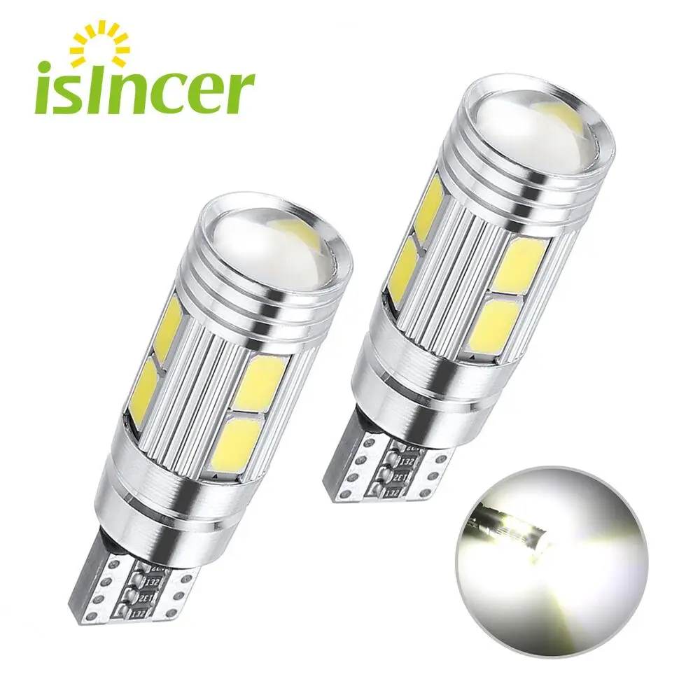 2 шт. стайлинга автомобилей авто светодиодный T10 Canbus 194 W5W 10 SMD 5630 Светодиодный