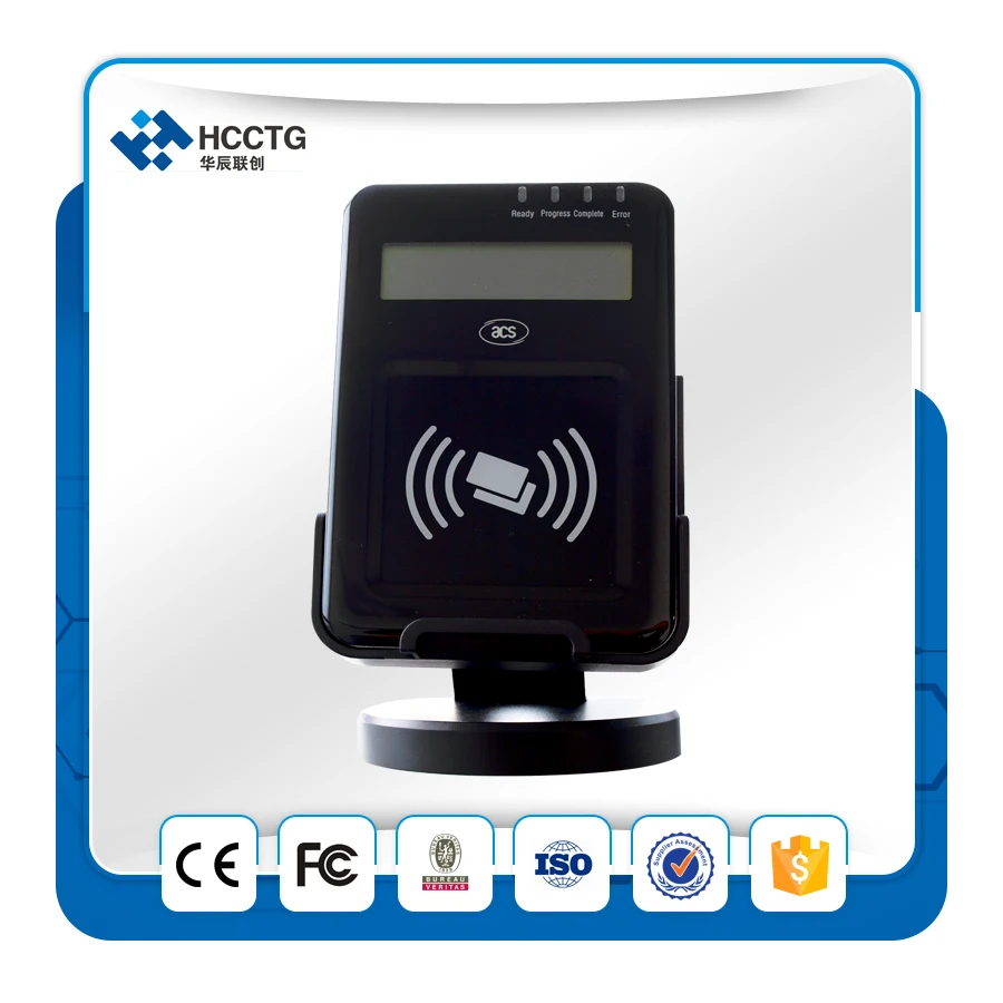 Горячая Распродажа! ПК связанный визуальный USB NFC/считыватель смарт карт с ЖК