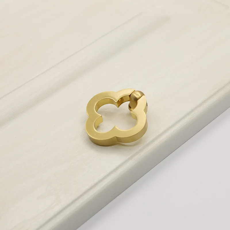 JD New Chinese Zinc Alloy Door Wardrobe Brushed Brass Door Handle Gold Cabinet Drawer Door Handle Furniture Handle Hardware