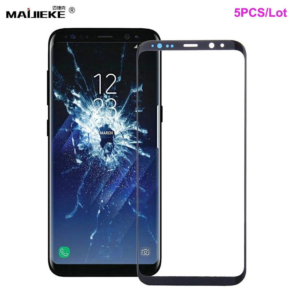 5 шт. Переднее стекло объектива для Samsung Galaxy Note 10 plus S10E S10 S9 S8 Plus note 9 8 ЖК дисплей