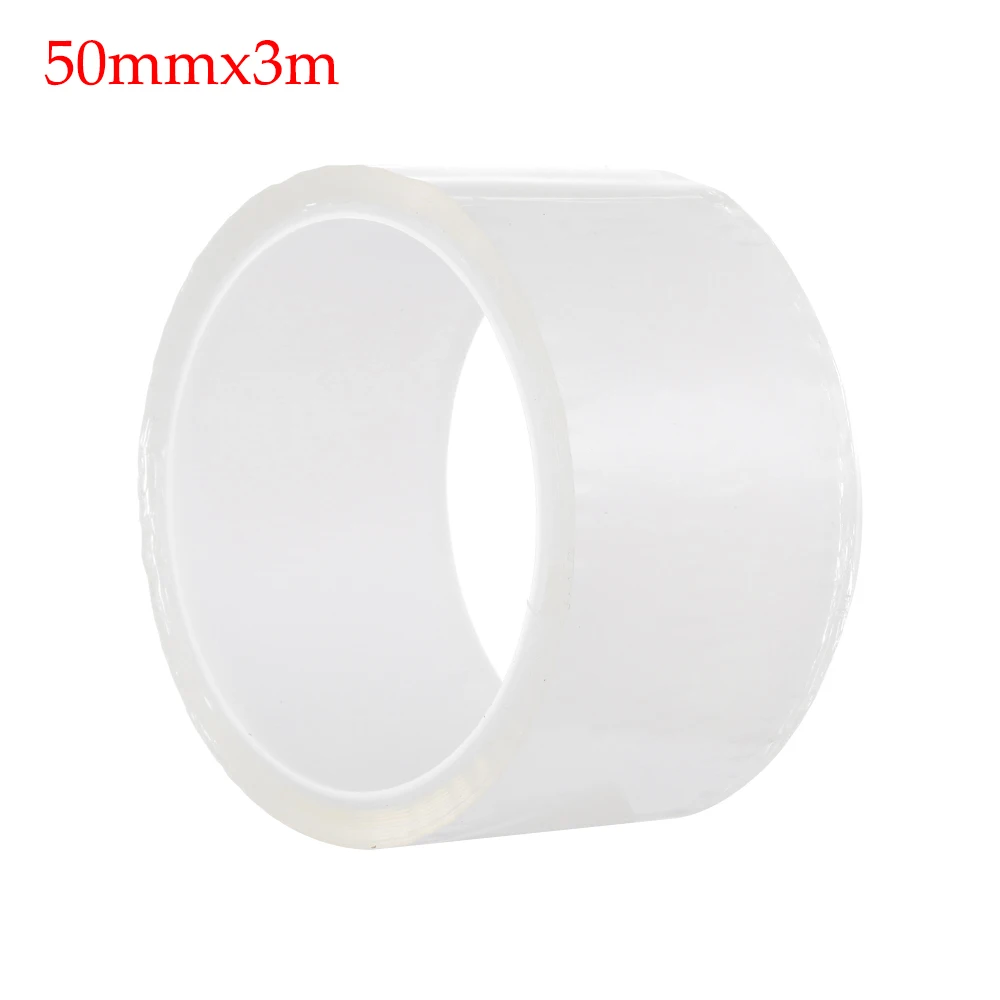 50mm x 3m 1 шт. клейкая акриловая прозрачная водостойкая герметизирующая лента с защитой от плесени клейкая лента для кухни угловая плесень - Цвет: 50mm x 3m