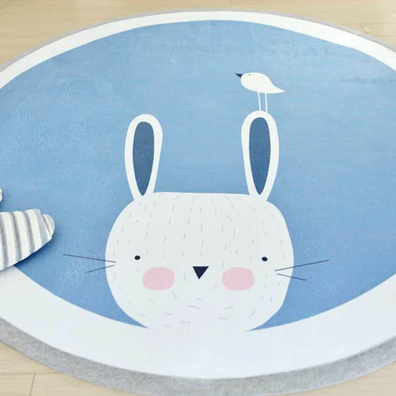 Игровой коврик INS с милым медведем детский для ползания напольный детское