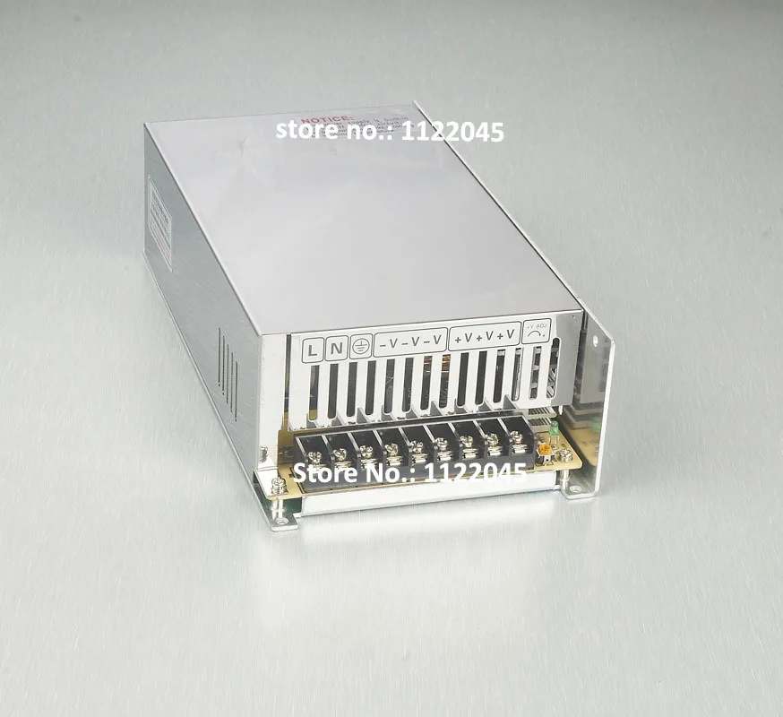 27V 18.5A 500w 220VAC/110VAC одиночный выход AC DC алюминиевый преобразователь питания для