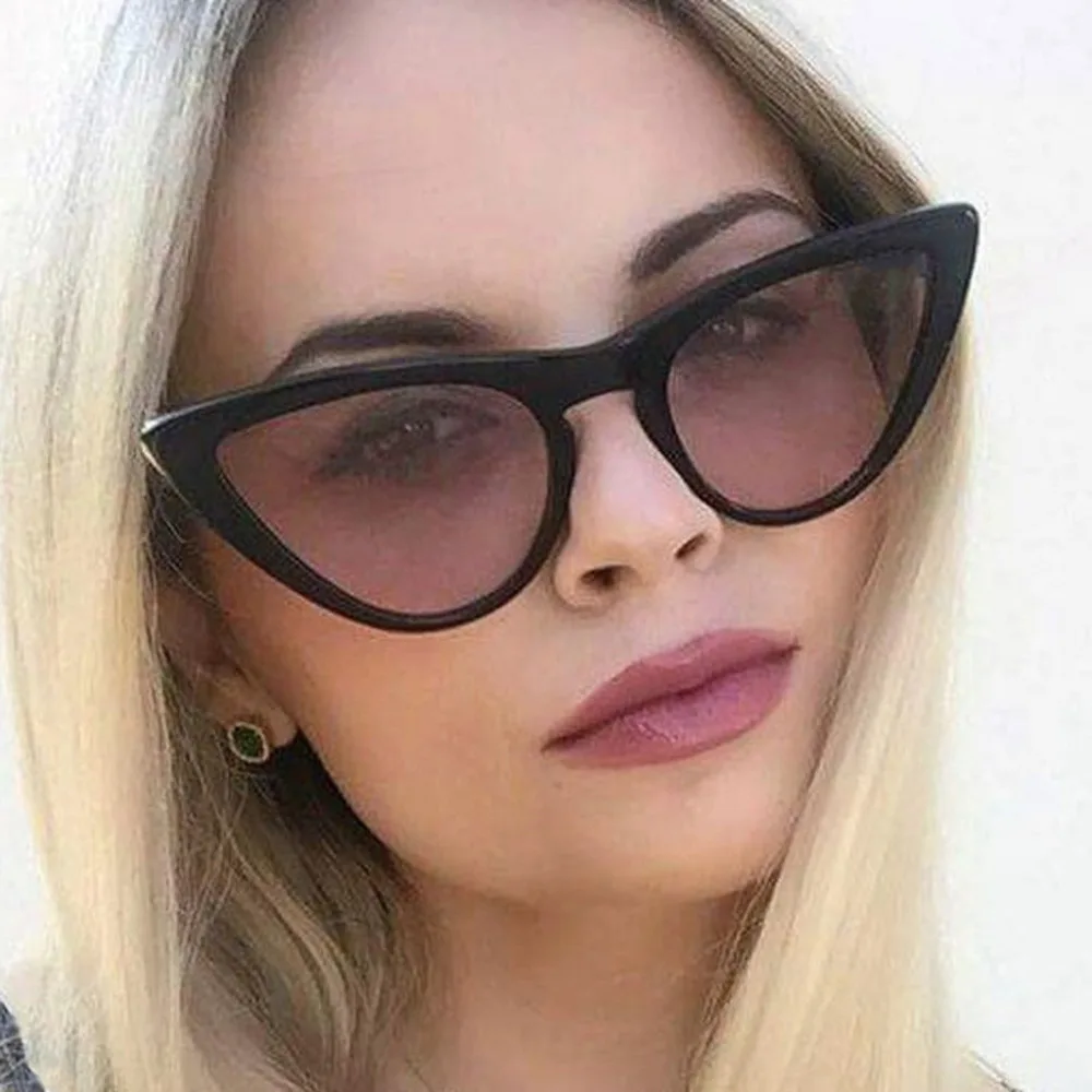 Unisex Small Cycling Eyewear Frame Sunglasses Vintage Retro Cat Eye Sun Glasses Professional Eyeglasses Protective Sunglasses