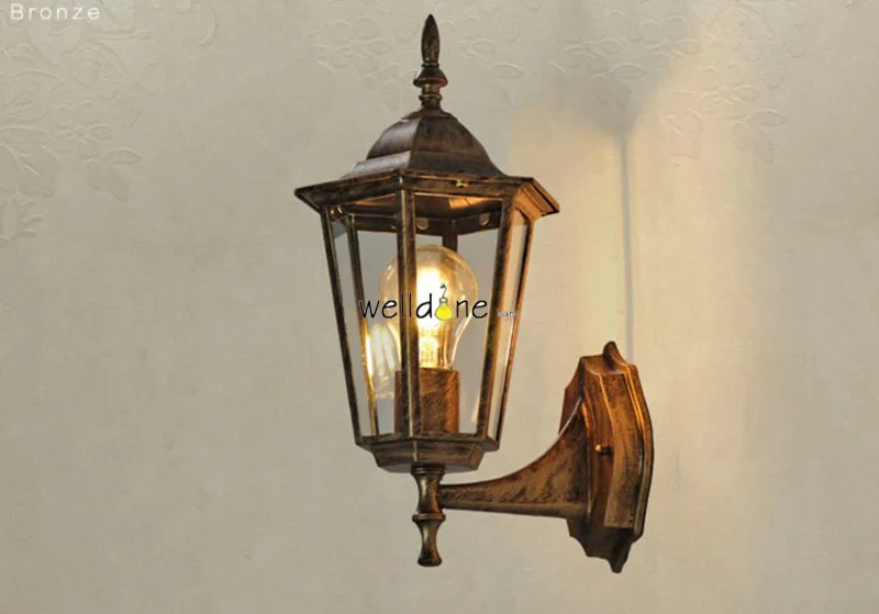 Водонепроницаемый алюминиевый светильник для крыльца Уличный настенный