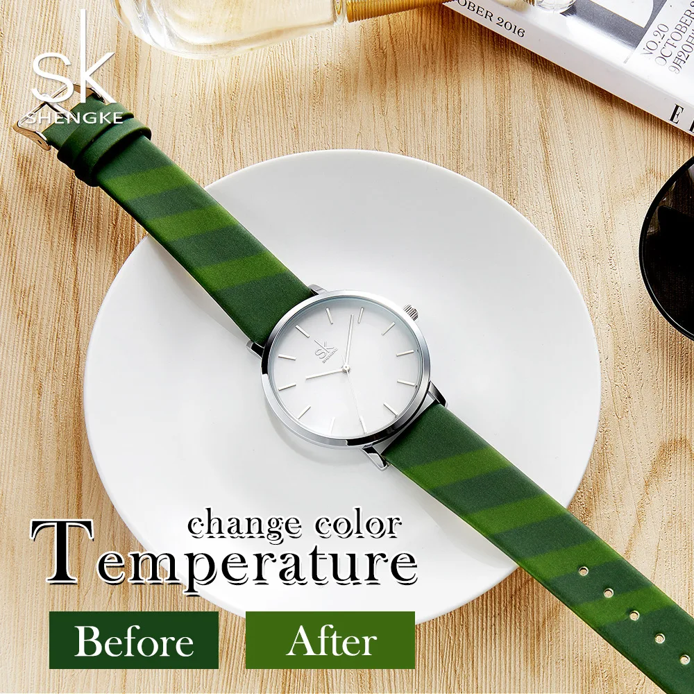 Творческий модные женские туфли часы с кожаным ремешком изменение Цвет ремень