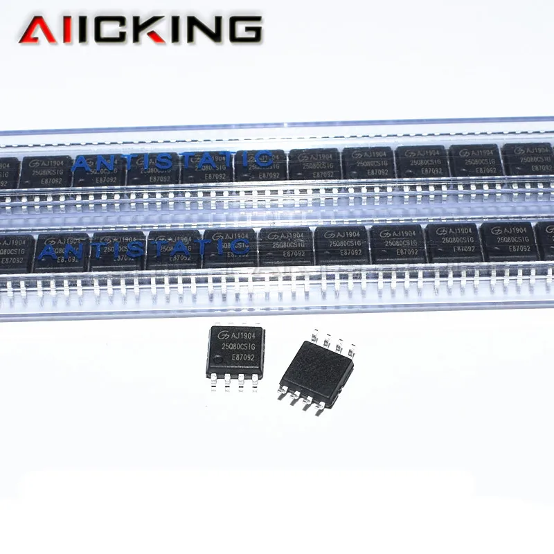 50 шт. GD25Q80CSIG SOP 8 8Mbit SPI FLASH IC chips оригинальный новый|Центральные процессоры| |