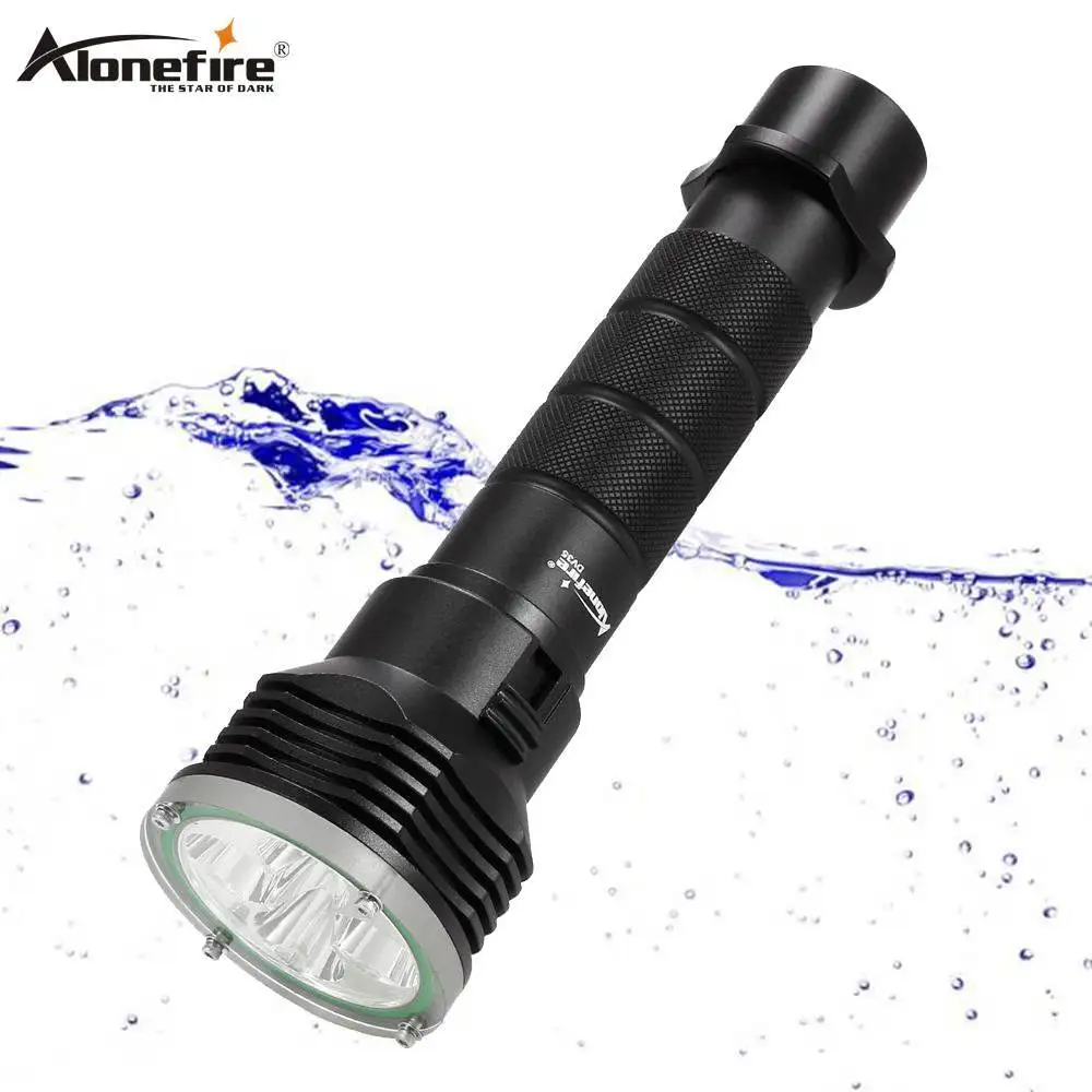 Подводная вспышка AloneFire DV35 для дайвинга 5 светодиодов cree XM L L2 26650