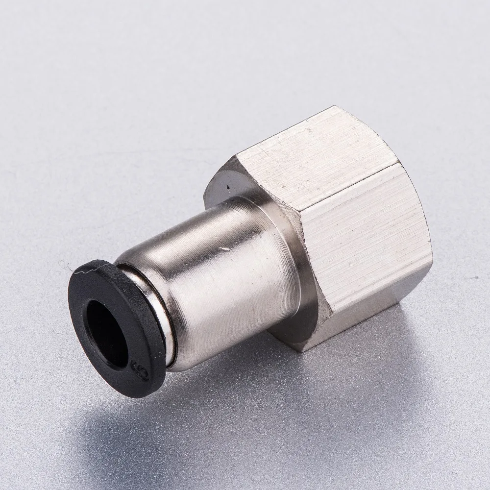 Размер трубки 1/2mm 1/4 NPT резьба PCF женский прямой фитинг трубы|Пневматические
