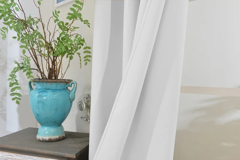 SunnyHouseware очаровательный чистый темно синие шторы полный тенты или cortinas для гостиная можно под заказ