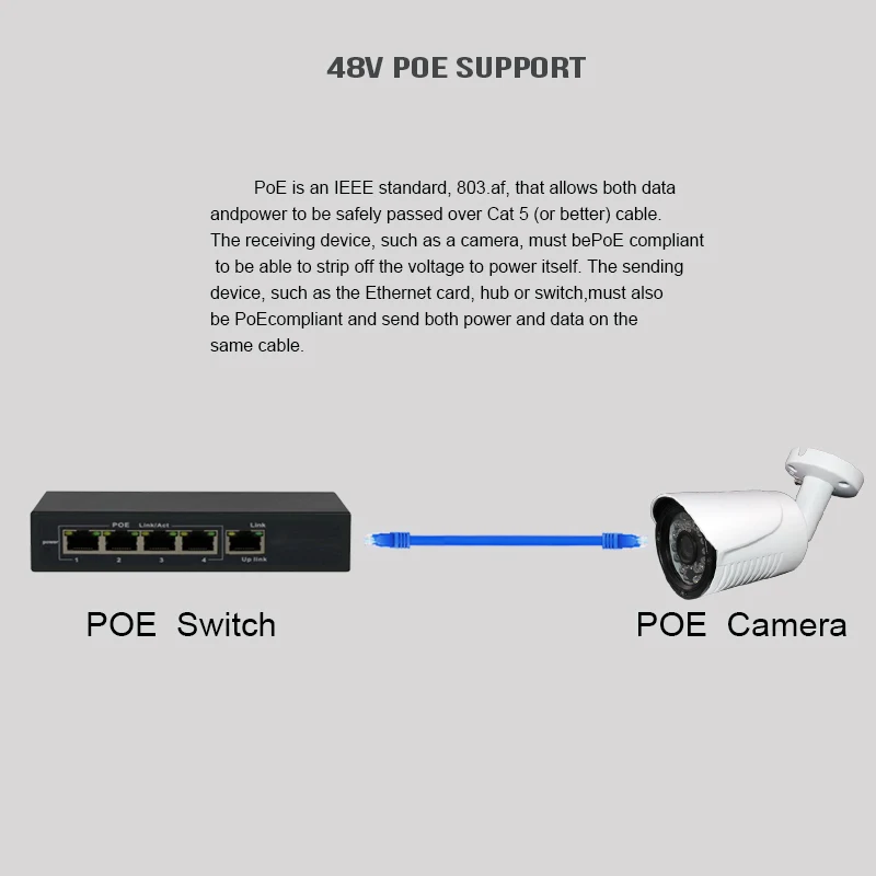 Kingcam безопасности POE IP Камера металла сети Камера Товары теле- и видеонаблюдения 1080 P Ночное видение CCTV Водонепроницаемый открытый 2MP Пуля Cam видеонаблюдение