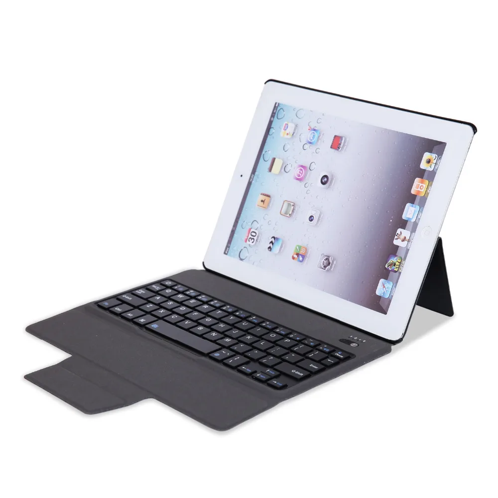 Ультра тонкий русский/испанский/иврит беспроводной Bluetooth клавиатура док станция