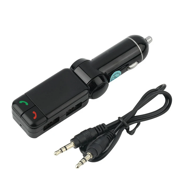 Модернизированный беспроводной 3 5 мм AUX Bluetooth автомобильный комплект MP3 WMA