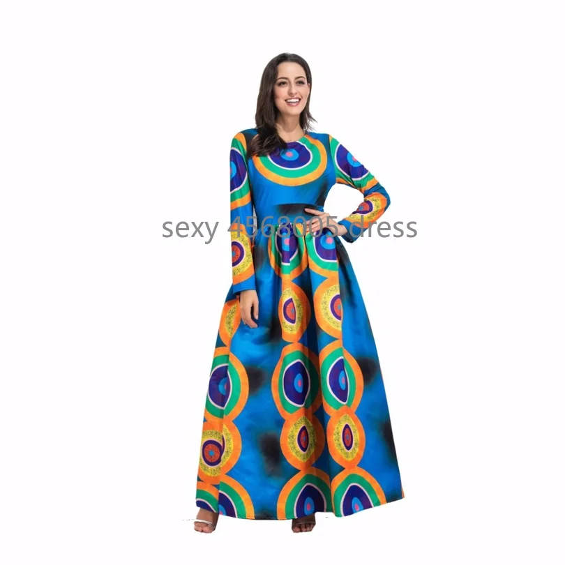 Новый стиль Африканский женская одежда Дашики модный принт эластичная ткань с