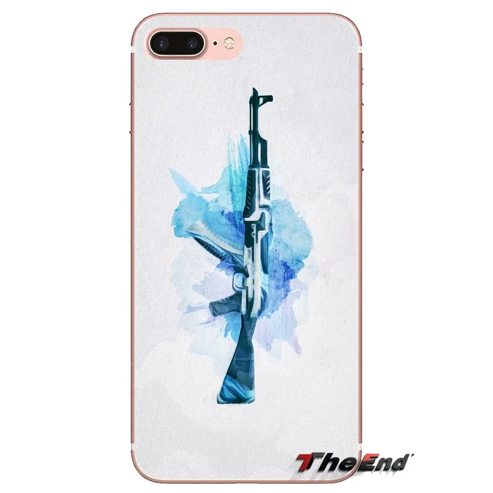 Прозрачный чехол-сумка из ТПУ с рисунком оружия для huawei mate Honor 4C 5C 5X6X7 7A 7C 8 9 10 8C 8X20