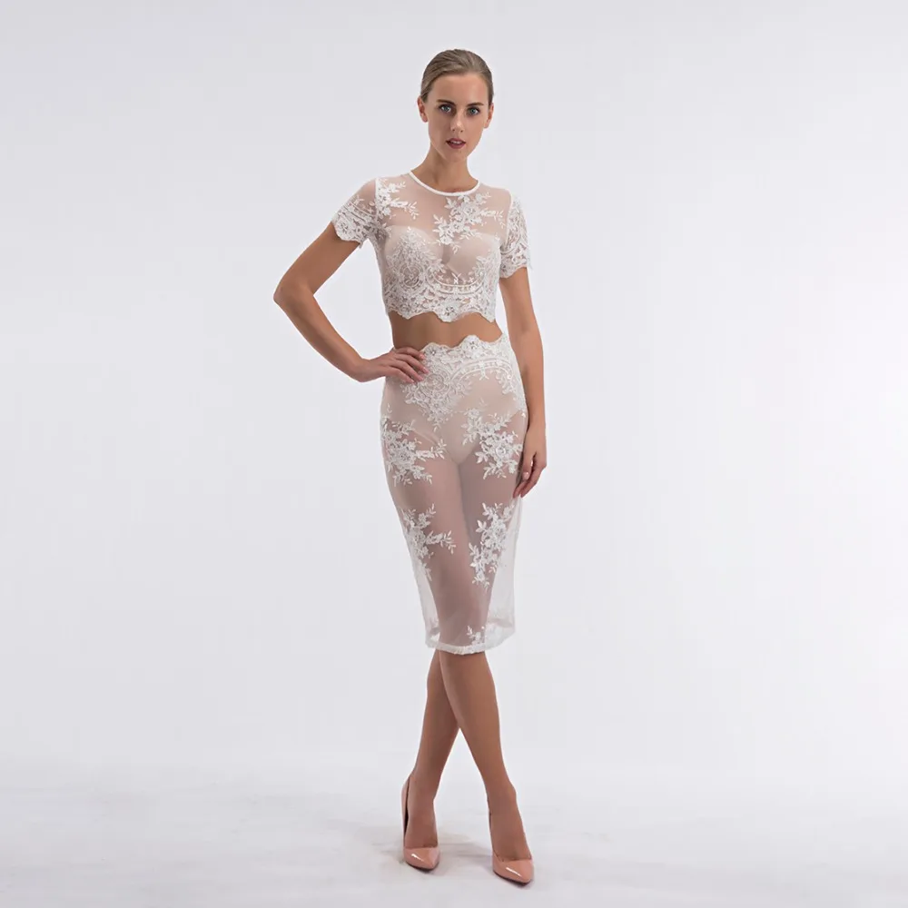 Сексуальное кружевное платье из двух частей высокого качества|lace dress|dress qualitylace two