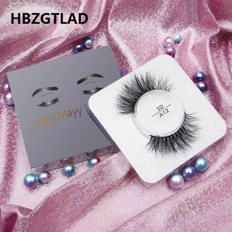 HBZGTLAD 1 пара норковые ресницы натуральные длинные 3d ручной работы Искусственные