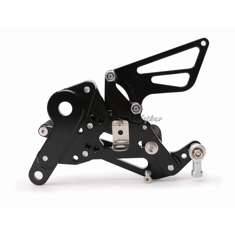 CNC алюминиевый мотоцикл задние регулируемые наборы ножные для Yamaha MT09 Mt 09 2014