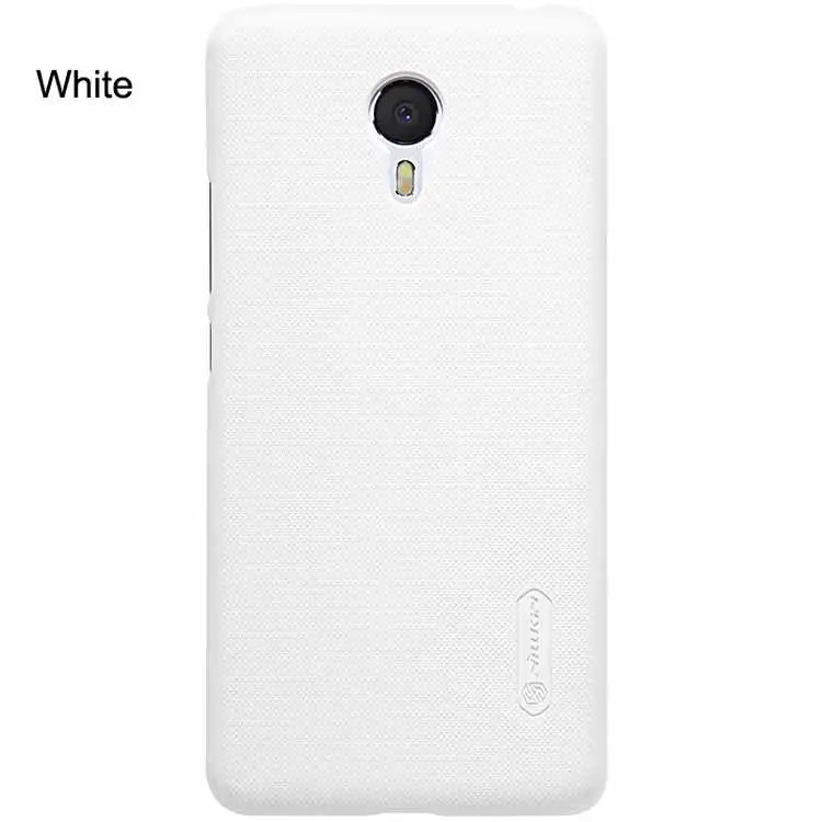 White Матовый защитный чехол Nillkin для Meizu M5s M3 M5 Note MX6 Pro 6 M3E с пленкой для экрана - Цвет: White
