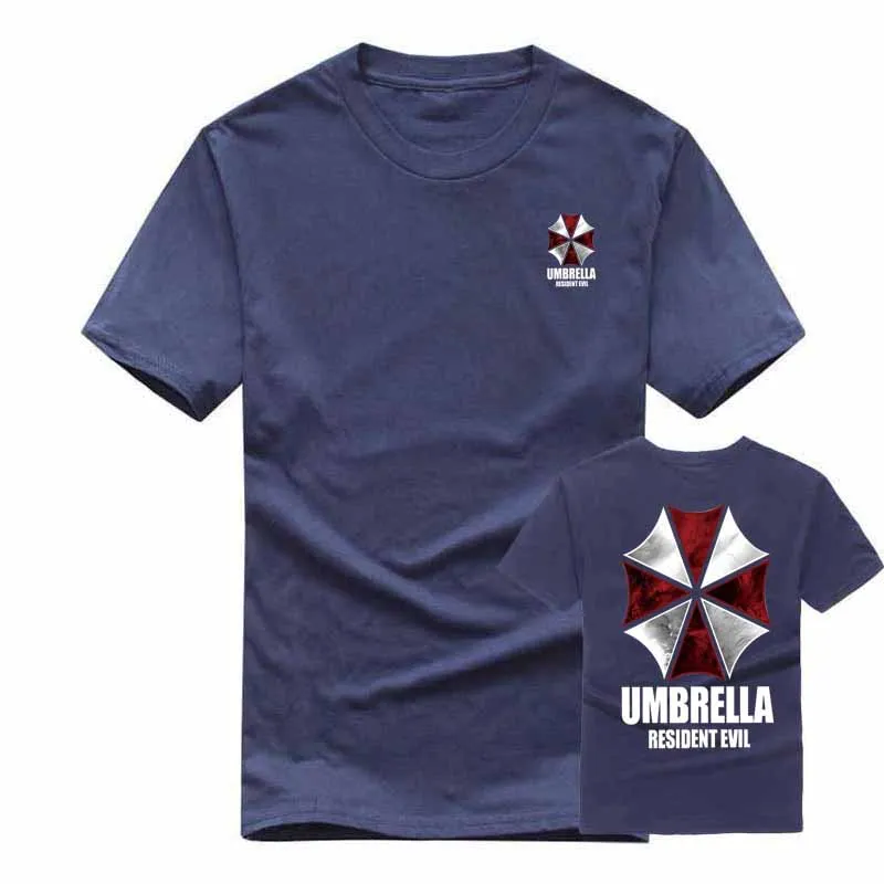 2019 Мужская модная летняя футболка одежда в стиле хип хоп уличная с принтом biohazard XS