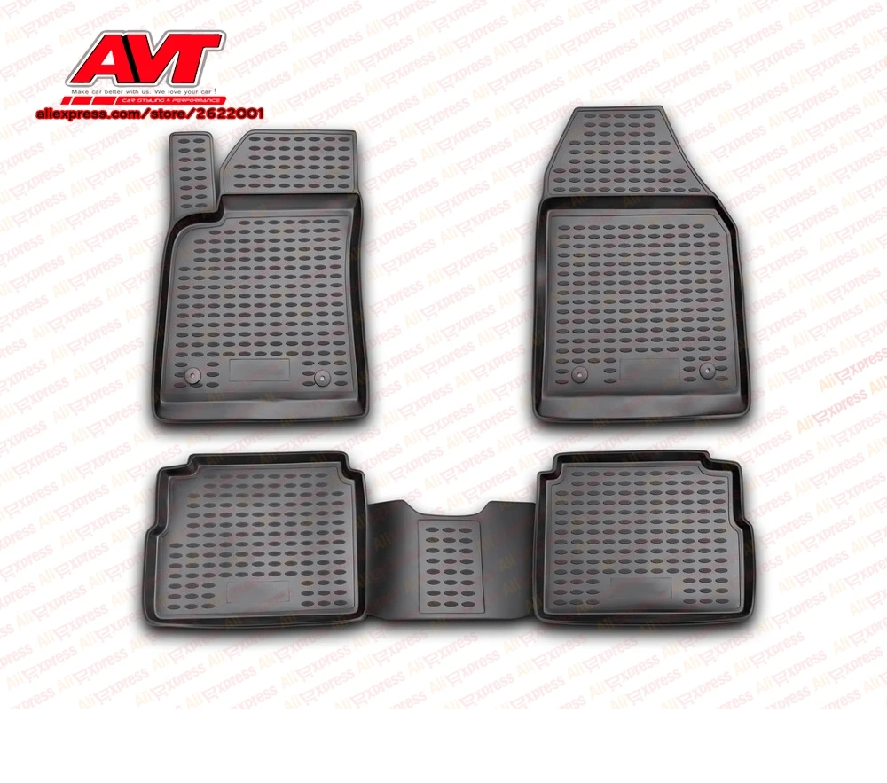 Коврики для Opel Vectra 2003-2008 4 шт. резиновые коврики Нескользящие аксессуары
