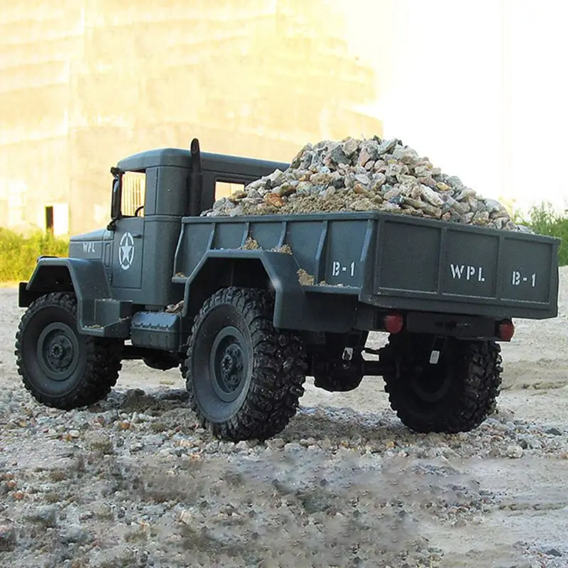 WPL B14 RC автомобиль 1/16 Рок Гусеничный внедорожник 4WD 2,4G военный грузовик автомобиль забавная игрушка мая-9