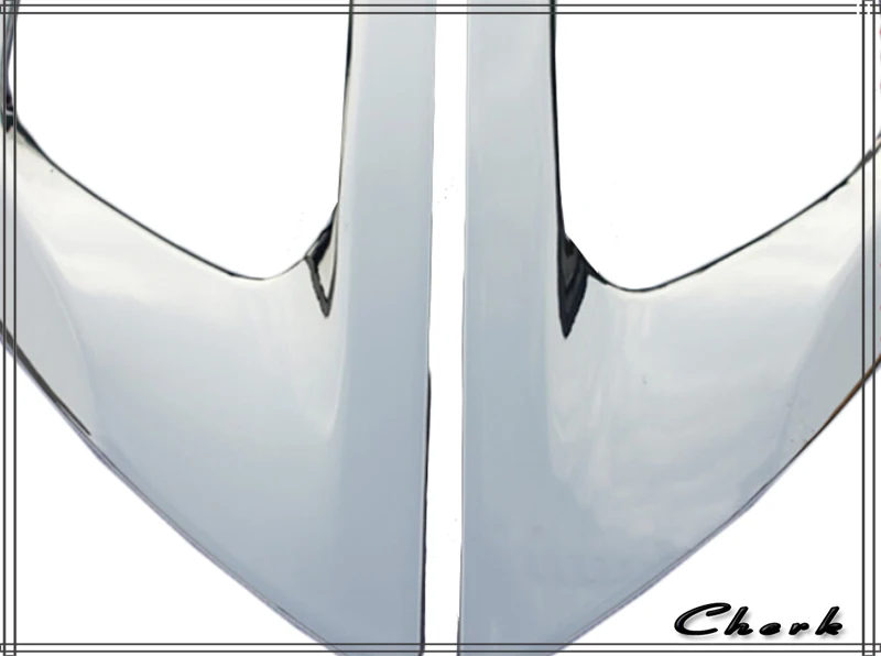 2 шт. ABS хром задний противотуманный фонарь Крышка лампы отделка автомобиля