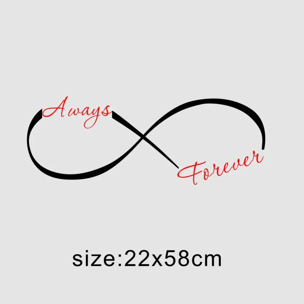 Виниловые наклейки на стену с надписью Always Forever Infinity|vinyl wall stickers|wall stickerstickers for |