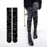 women printing thigh high stockings over knee socks anime long thin stocking medias polyester stockings for girl 7zjq sw11