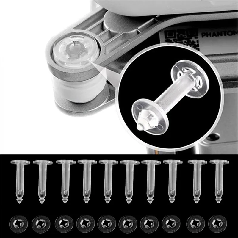 10pcs Phantom 3 Updated Camera Gimbal Anti Fall Off Vibration Tripping Kits Drop Pins for DJI | Электроника
