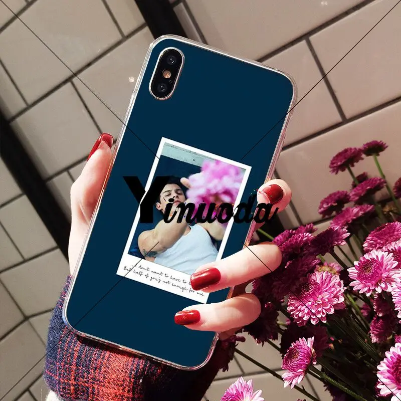 Yinuoda хит поп певица Шон Мендес любовь качество телефона чехол для Apple iPhone 8 7 6 6S Plus X