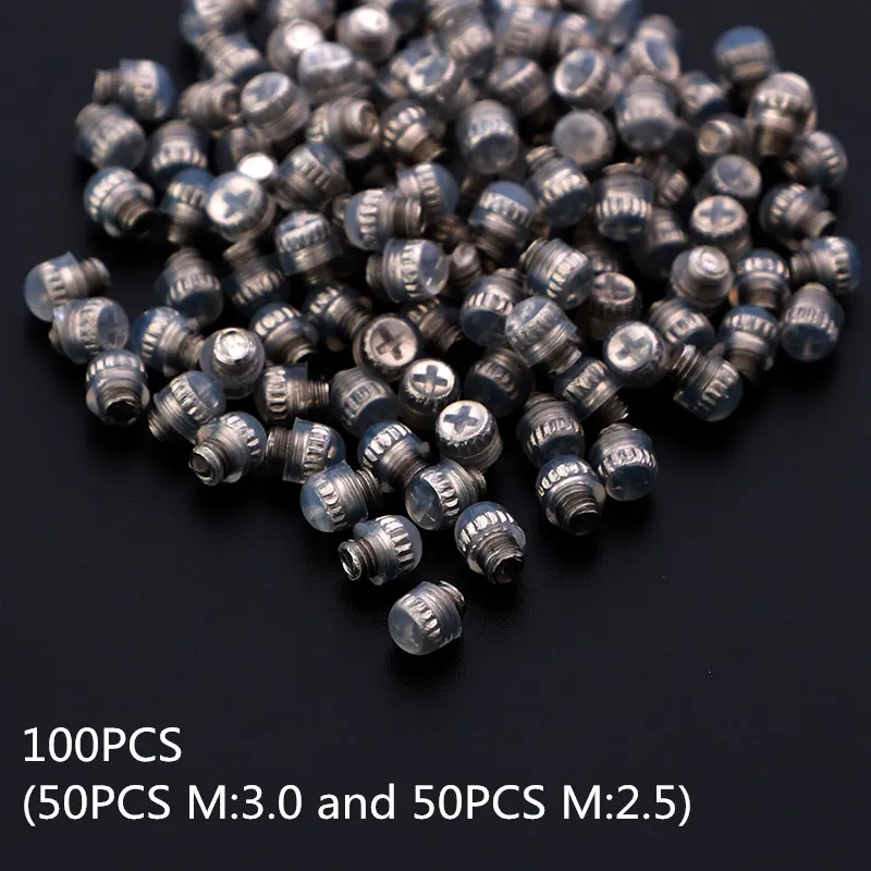100pcs Mix size 1 Набор, ножницы, ремонтные комплекты, глушитель/пластиковые шайбы/Подставка для пальцев из нержавеющей стали, парикмахерские, стильные ножницы, аксессуары - Цвет: 100pcs Mix size