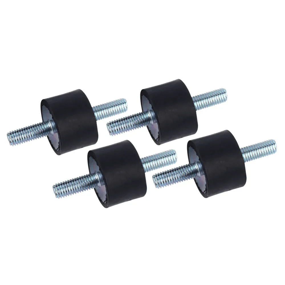 Прочный резиновый антивибрационный изолятор с двойной наружной резьбой 4 шт./лот