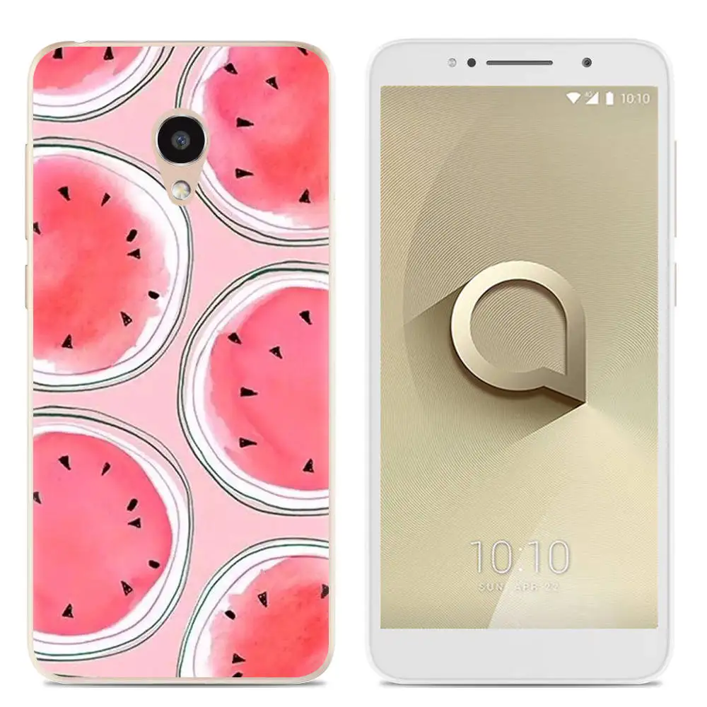 10 Чехол для телефона Alcatel 1C/1X/3/3C/3 V/3X милый мультяшный высококачественный мягкий чехол из ТПУ с рисунком силиконовый чехол - Цвет: 10