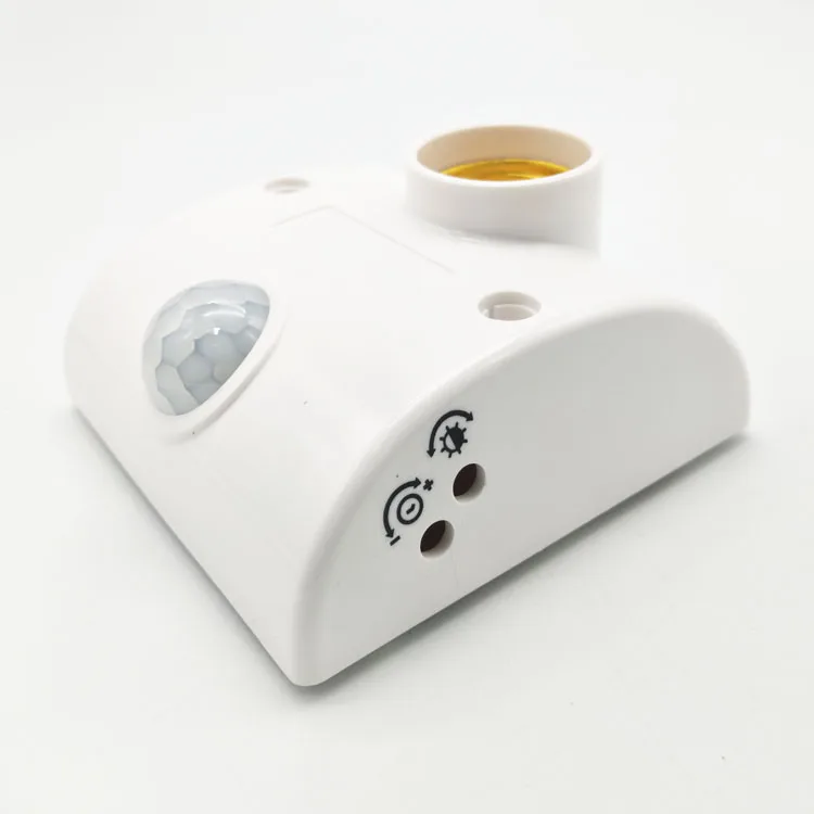 Цоколь лампы E27 Стандартный переменный ток 170 250 В фотоэлемент инфракрасный