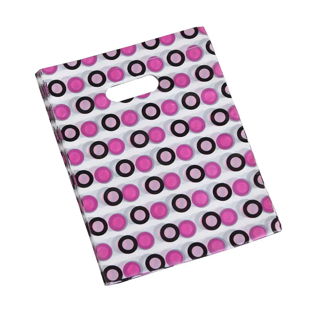 HOT 100Pcs Pretty Mini Mixed Pattern Plastic Jewelry Gift Bag Shopping Pouch 20*15CM Styles: 3 | Boxes &amp Bags