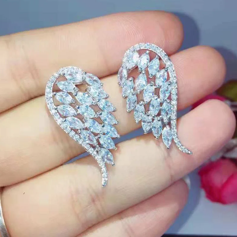 Be 8 Fashion Brilliant AAA Cubic Zircon Women Stud Earrings Brincos Weeding Jewelry Party Gifts Earings E814 | Украшения и