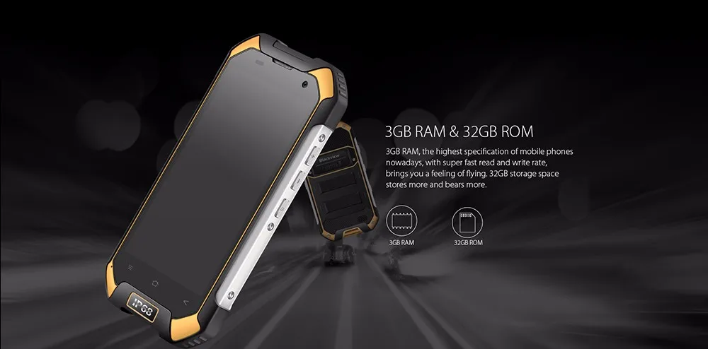Blackview BV6000 IP68 водонепроницаемый ударопрочный мобильный телефон 4,7 дюймов Android 6,0 MTK6755 Восьмиядерный 3 ГБ 32 ГБ 13 МП gps 4G смартфон