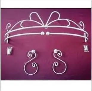 With 1 Piar Hook,mantle Mosquito Net Curtain Holder Fashion Princess Rack Hanging