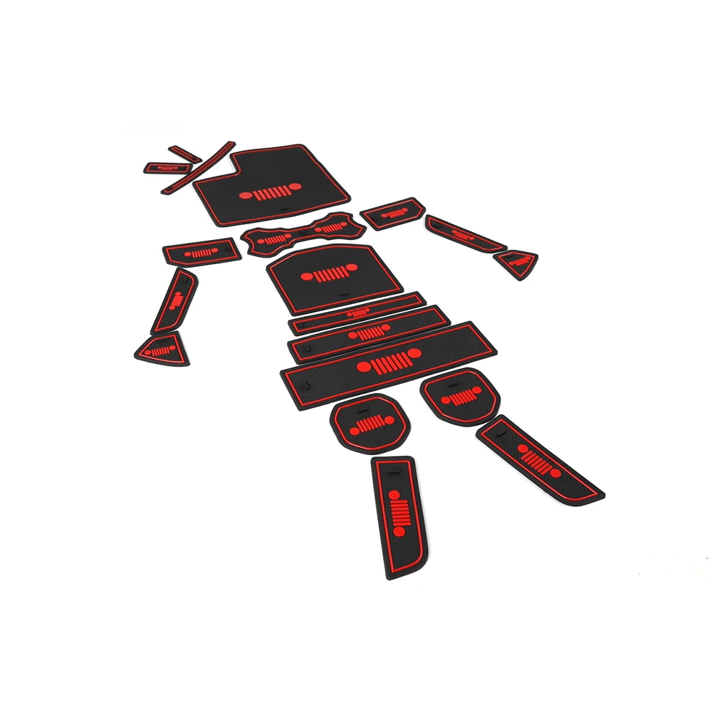 Резиновый красно белый автомобильный коврик для межкомнатных ворот чашки