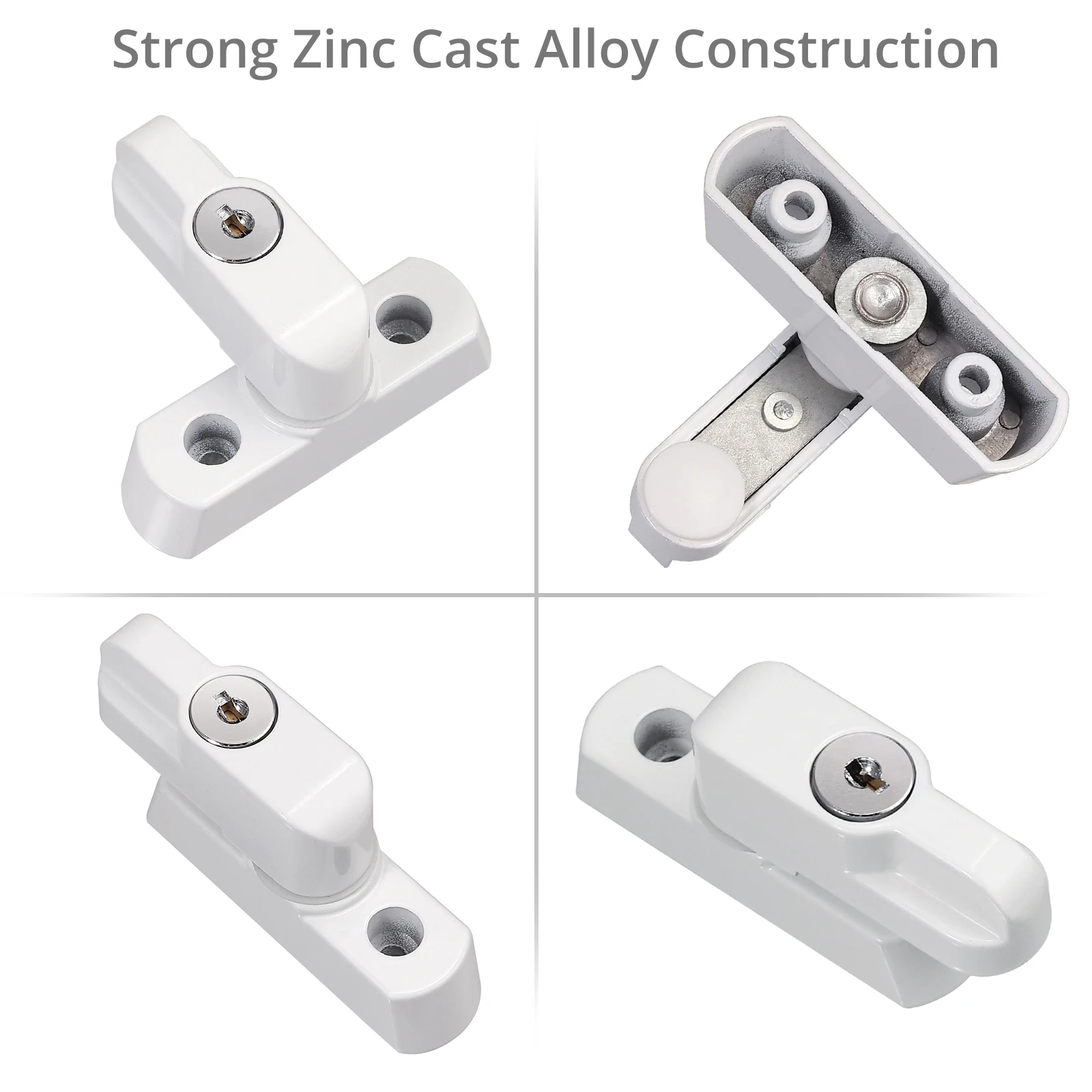 4 шт. дверные замки из цинкового сплава с ключом | Обустройство дома