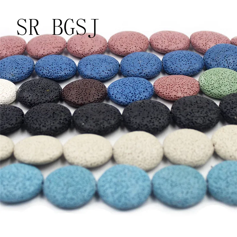 Бесплатная доставка 27 мм много цветов Плоские Круглые бусины для монет ювелирные