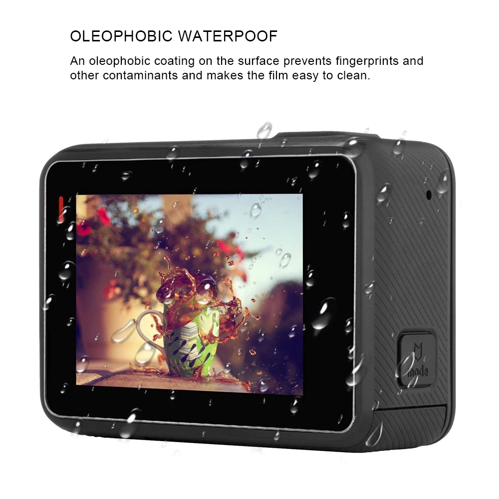 Защитная пленка из закаленного стекла для GoPro Hero 7 6 5 объектив+ ЖК-экран Защитная пленка для Go Pro Hero 7 серебристые и белые аксессуары